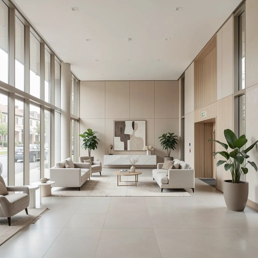 Professional camera equipment for architectural photography